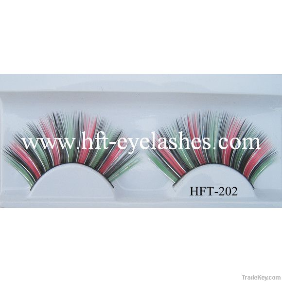 colored eyelashes