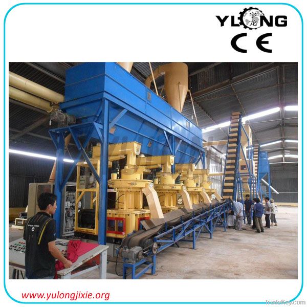 1-2 ton/hour biomass wood pellet making line