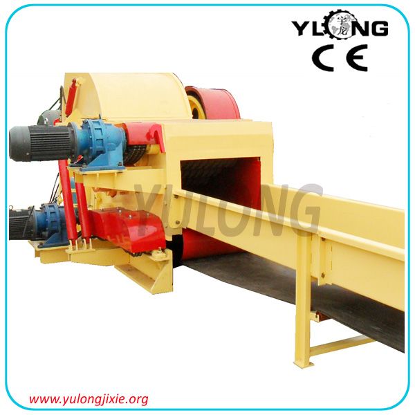 15 ton/hour Big Capacity  Drum Wood Chipper