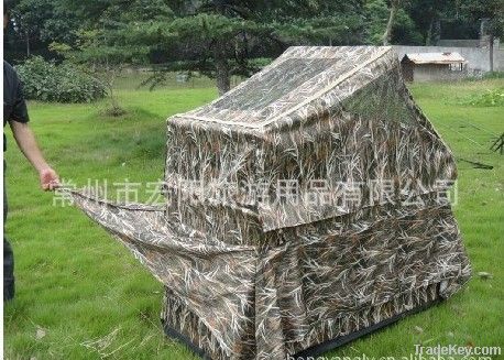 Unique  hunting   Ground   blind