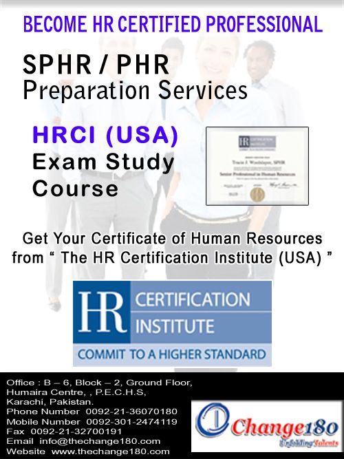 SPHR Certification Preparation Services Pakistan