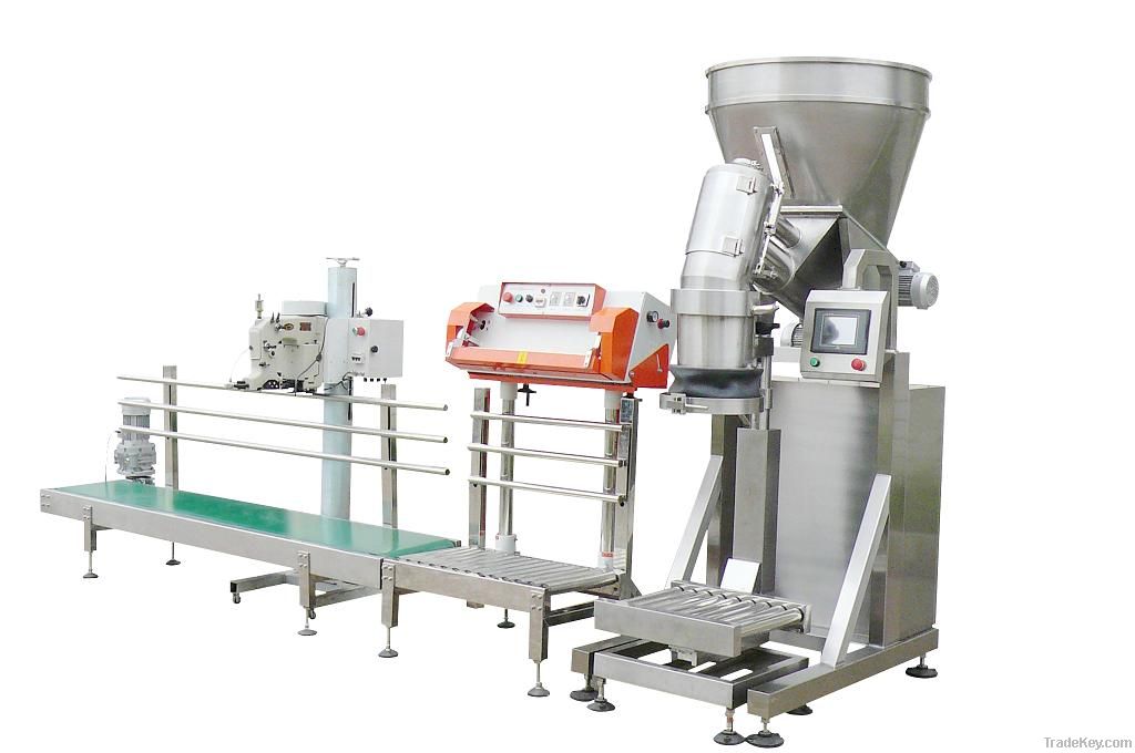 Sack packaging machine