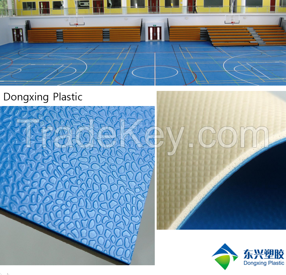 Indoor Synthetic Basketball Court Flooring