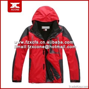 Men&#039;s windbreaker with hoody/High quality jacket/winter jacket