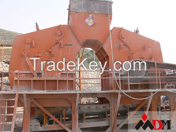 DongMeng mobile impact crusher certfied by CE ISO