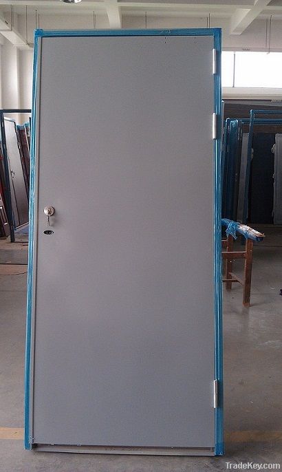 Steel fireproof door