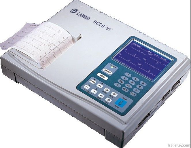 six-channel electrocardiograph