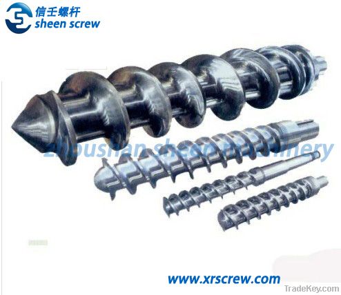 Hot feed screw and barrel/screw and cylinder for rubber machine