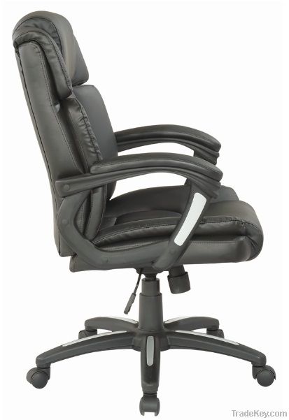 Leather Middle back Manager Office Chair