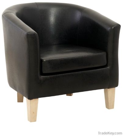 Leather Tub Dining Chair