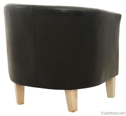 Leather Tub Dining Chair