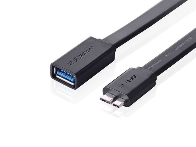 UGREEN 10801 Micro USB 3.0 OTG Flat Cable