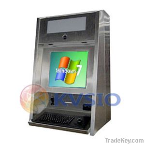 Bank Loby Touch Screen Account Information access Countertop kiosk