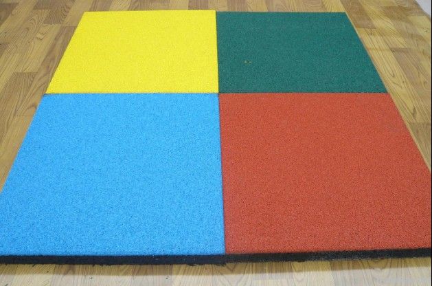 Playground rubber tiles rubber mats