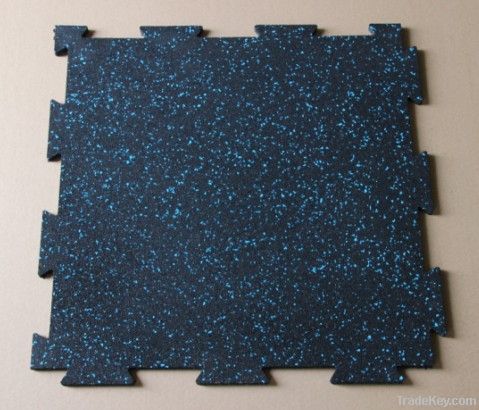 Interlocking rubber mats flooring for gym