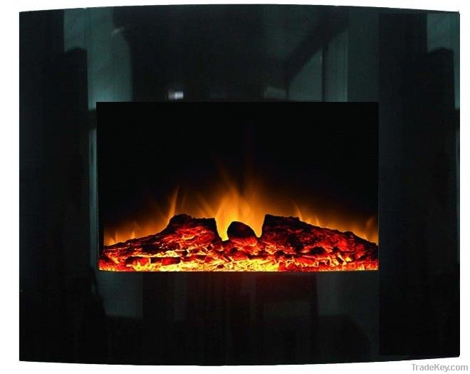 mini wall-mounted fireplace with log with remote control