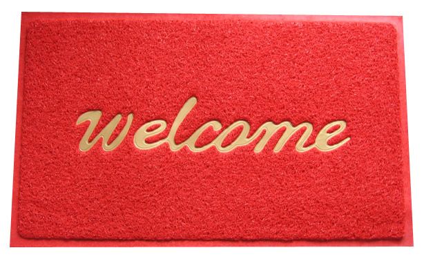 PVC welcome mat