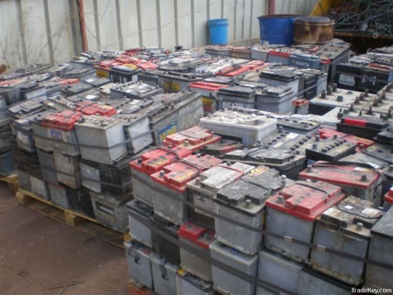 Drained Lead Acid Battery Scrap