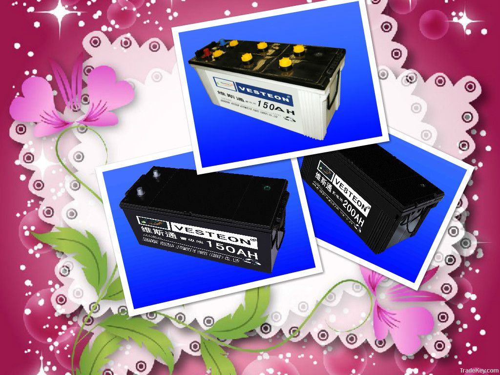 high quality maintanence free car battery