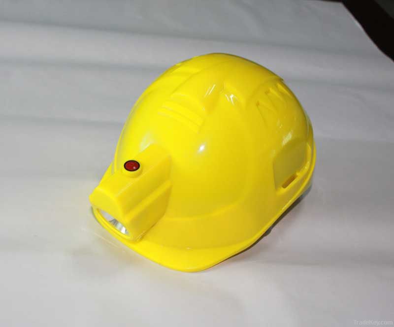 Mining Helmet (with lep lamp) safety product / safety helmet 