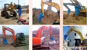 Excavator hydraulic breaker hammer