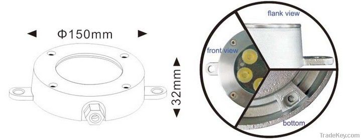 RGB swimming pool light