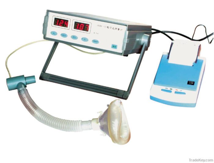 Medical Digital Spirometer with Builtin Printer