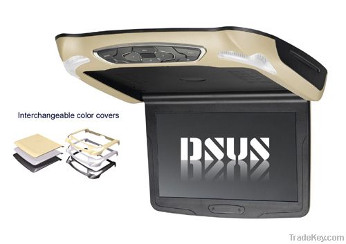 NEW 12.1inch interchangeable flipdown DVD player