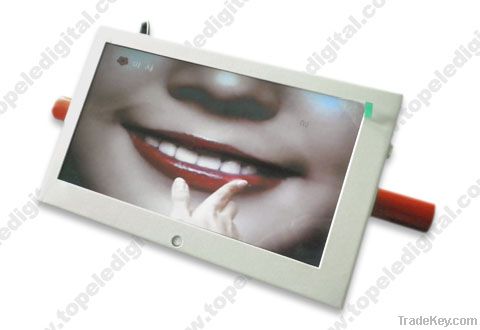 10 inch shopping trolley motion activated lcd video monitor