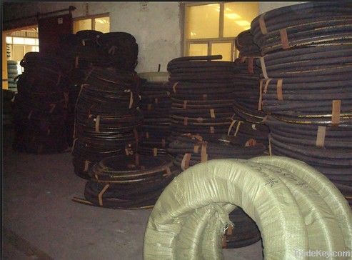 High pressure steel wire braided rubber hose