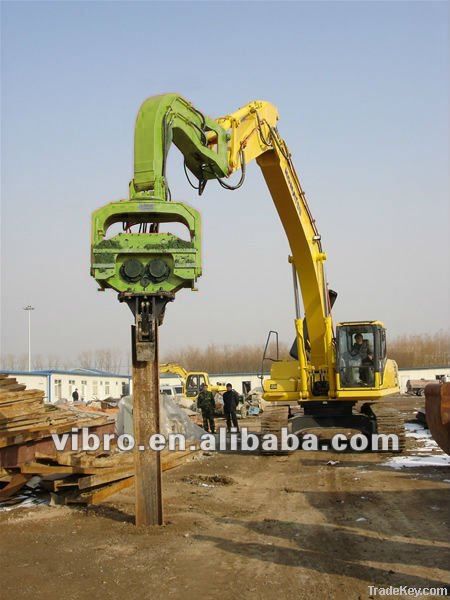 Sheet pile Excavator mounted hammer V-250D