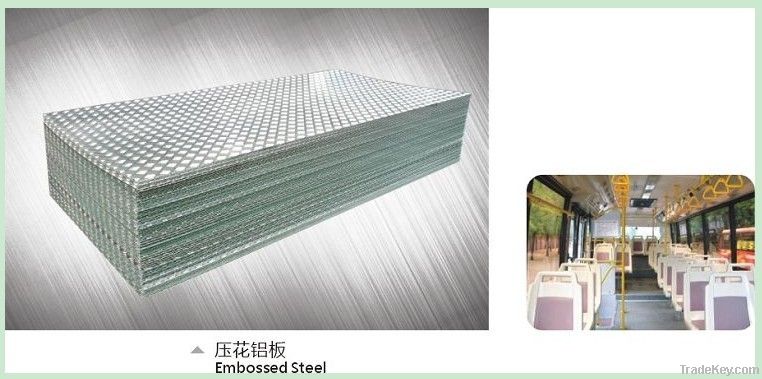 Embossed aluminum sheet 5754