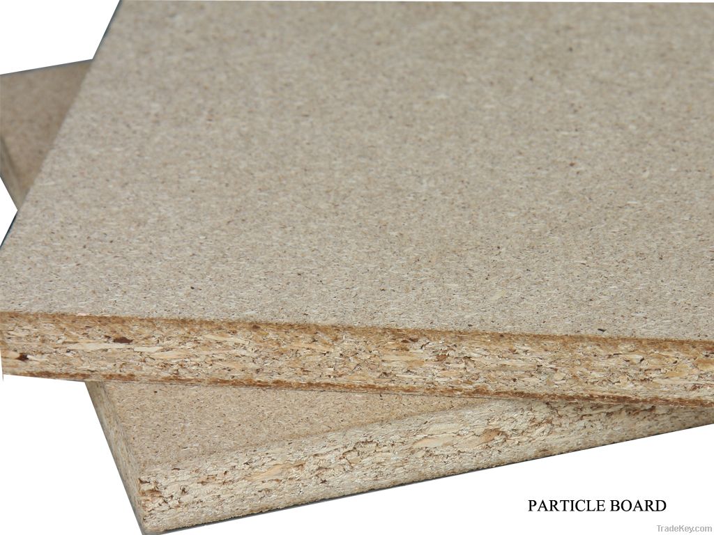 E0/E1/E2 glue plain/melamine particle board for furniture