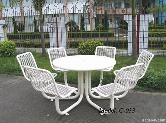 outdoor table set, outdoor metal furniture