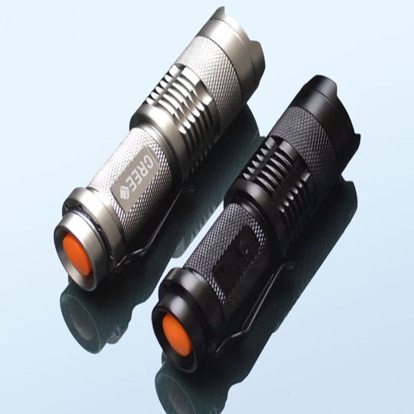 Super Bright Zoomable Cree R2 Led Torch Aluminum 