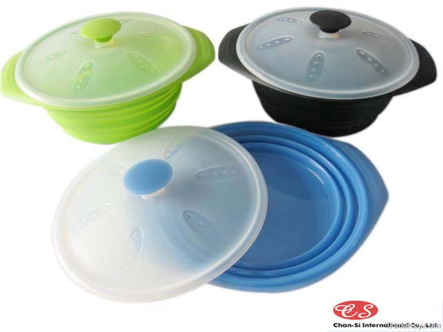 Cookware Set !!! silicone food steamer for kicthen use