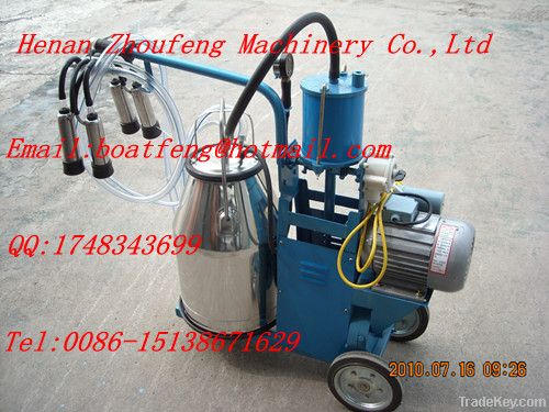 New Mechanical  moving single bottle cow milking machine