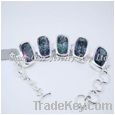 fashion jewelry Plant platinum topaz bracelet