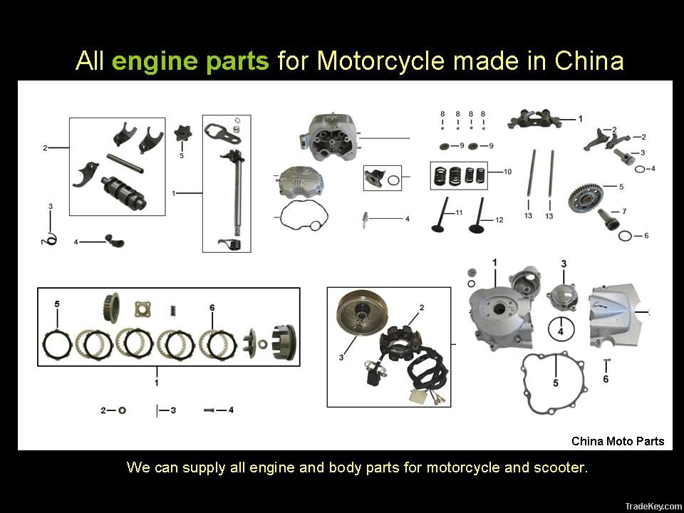 All Parts for Motorcycle and Scooter