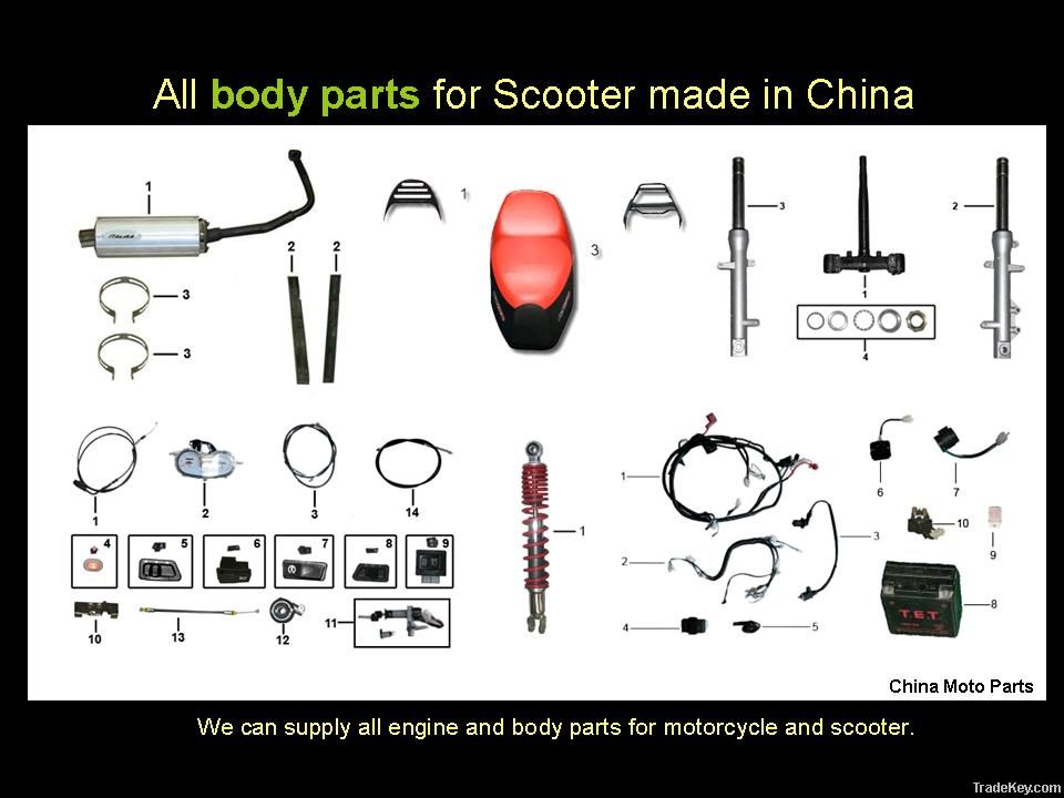 All Parts for Motorcycle and Scooter