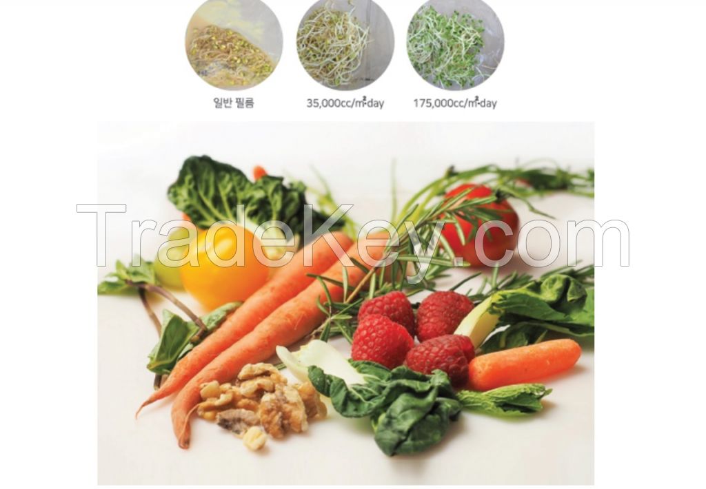 Breath and fresh film, Fresh keeping film, Breathable film for vegetable, Fresh packaging