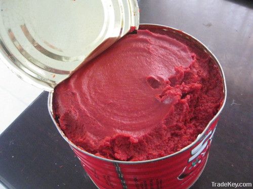 canned tomatom paste 28-30%, 22-24%