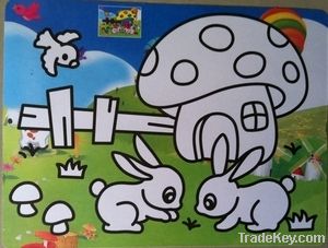 diy toys, Color Sand painting set