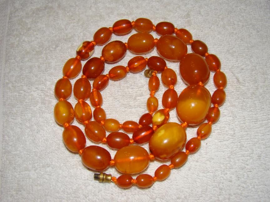 Old amber, Coral, Ivory necklaces and beads