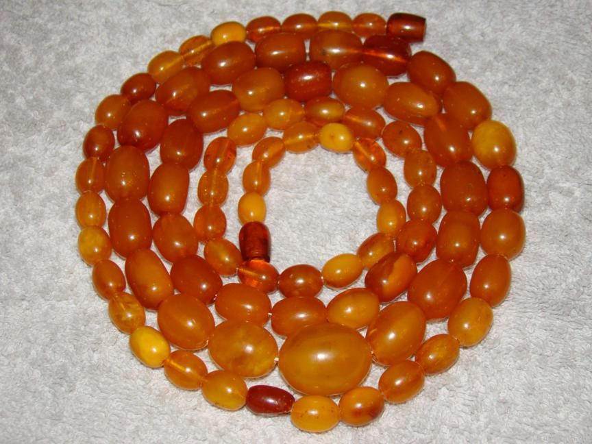 Old amber, Coral, Ivory necklaces and beads