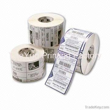 Label printing, adhesive sticker, self-adhesive label