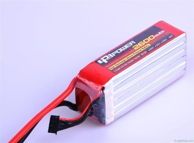 lipo battery 26oo-2s2