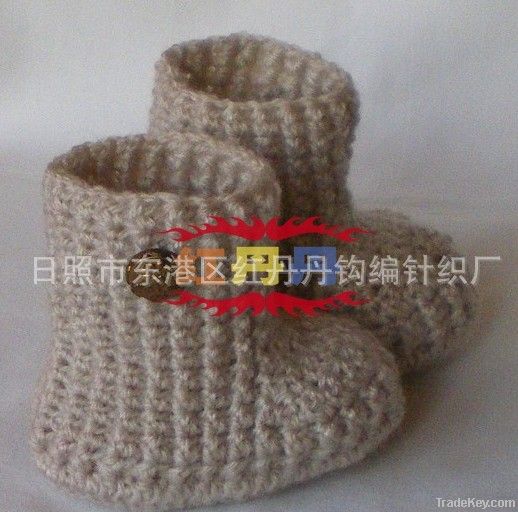 crochet baby/infant first walk shoes