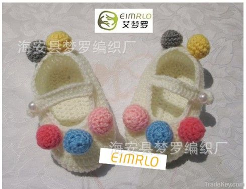 crochet baby/infant first walk shoes