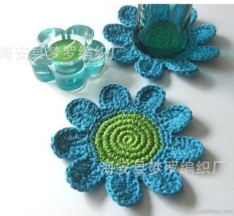 crochet coasters/ cup mat/ doily